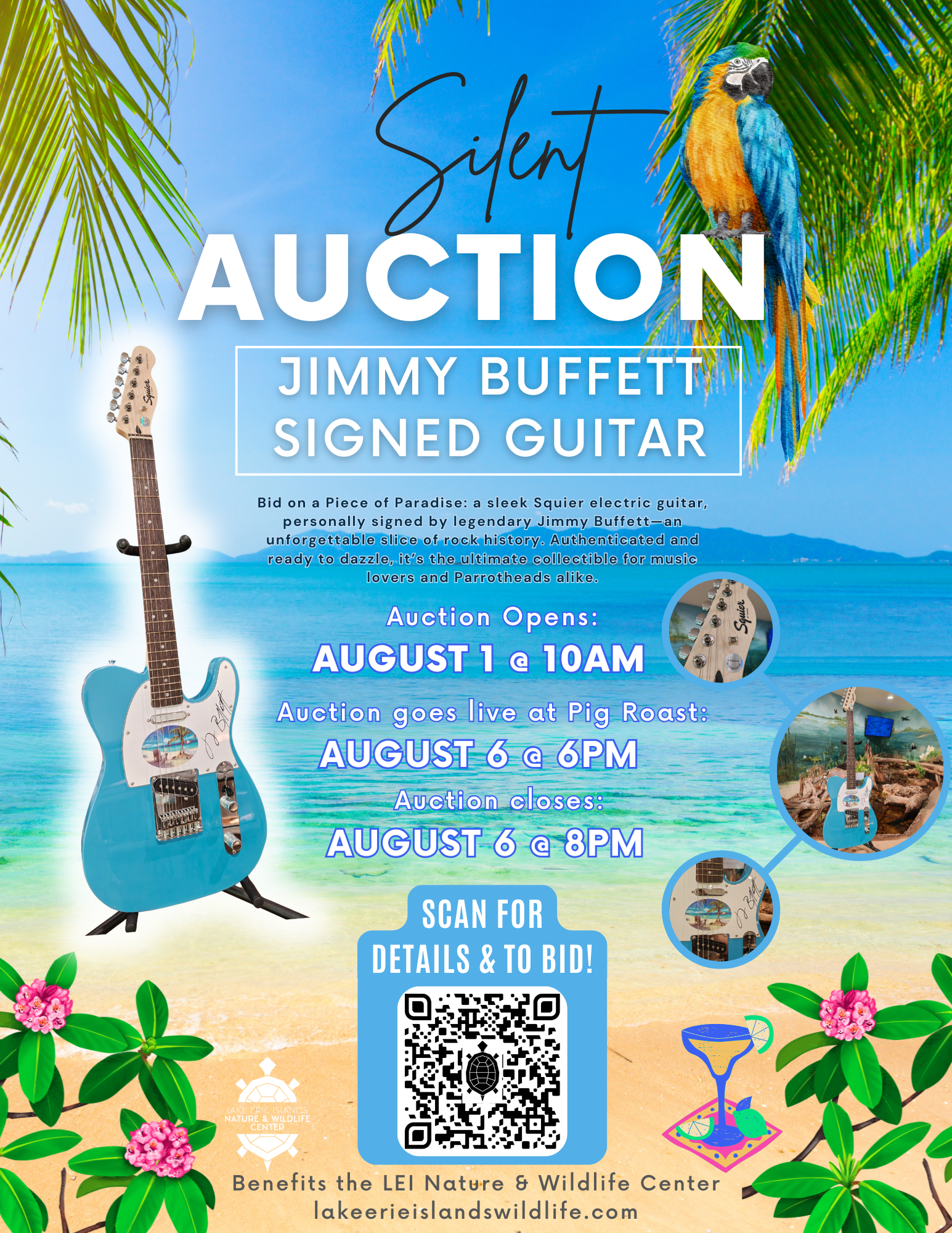 Jimmy Buffett Guitar Auction (1)