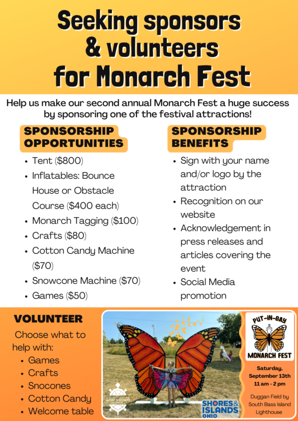 Copy of Support Monarch Fest with a donation or sponsorship! Copy of Support Monarch Fest with a donation or sponsorship!